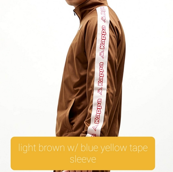 Kappa Brown Logo Tape Artem 2 Jacket - Picture 2 of 7